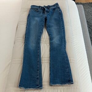 LOFT Flare & Wide Leg Blue Jeans